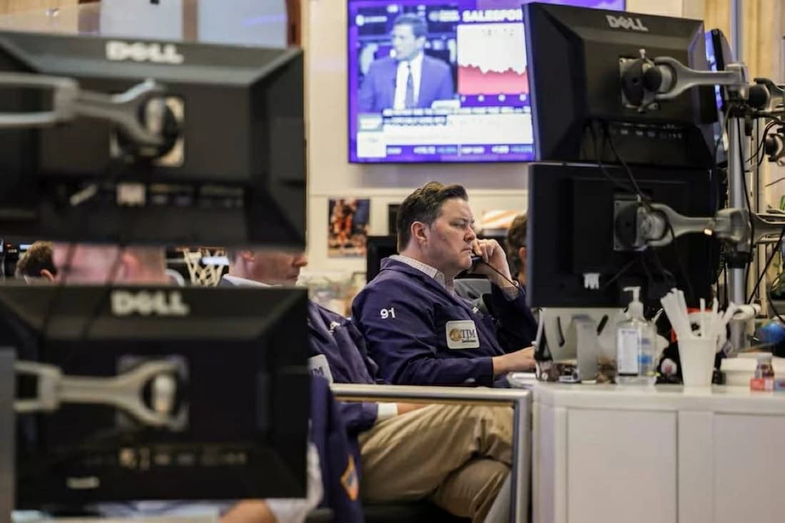 Wall Street ends mixed ahead of Alphabet and Tesla results