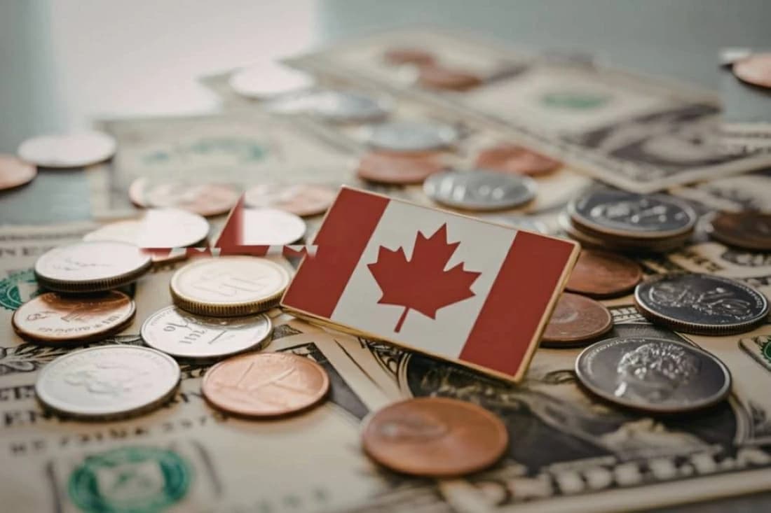 Canadian dollar falls amid tariff concerns