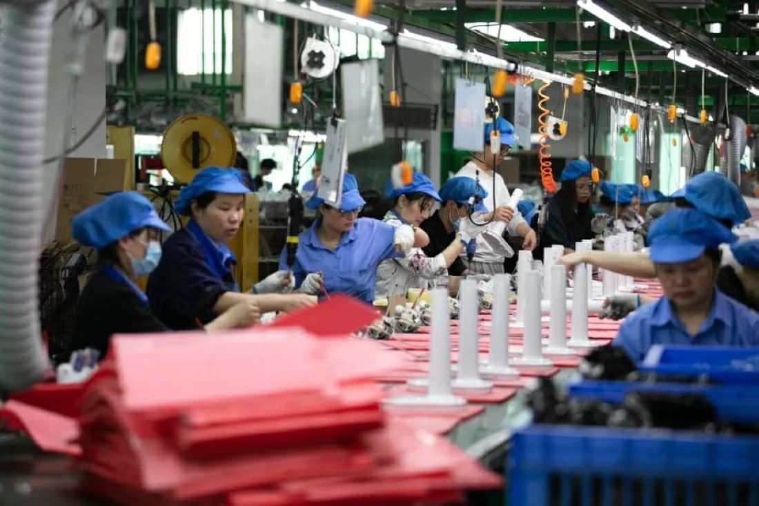 China factory activity contracts for first time since February