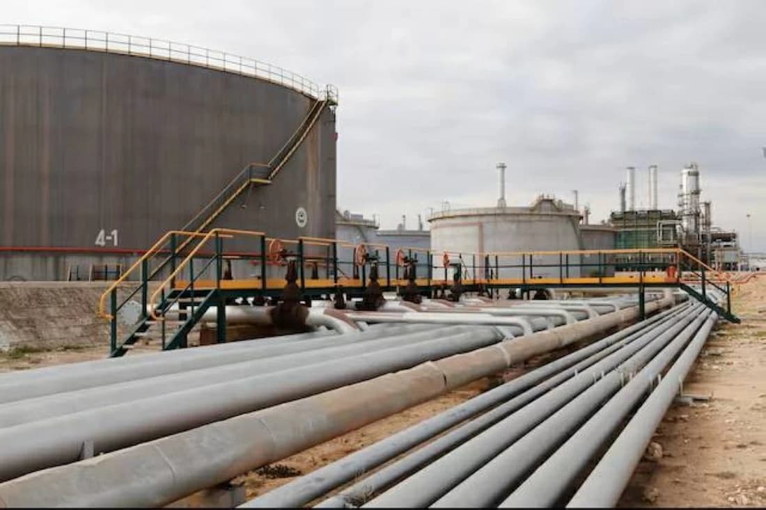 Libya Zawiya refinery drone crash causes spill