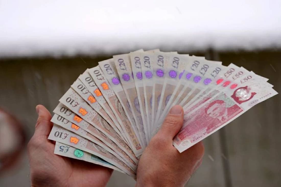 Pound reaching one-month high