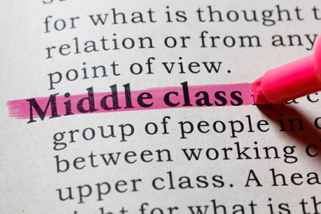 Global middle class shrinking incomes fall