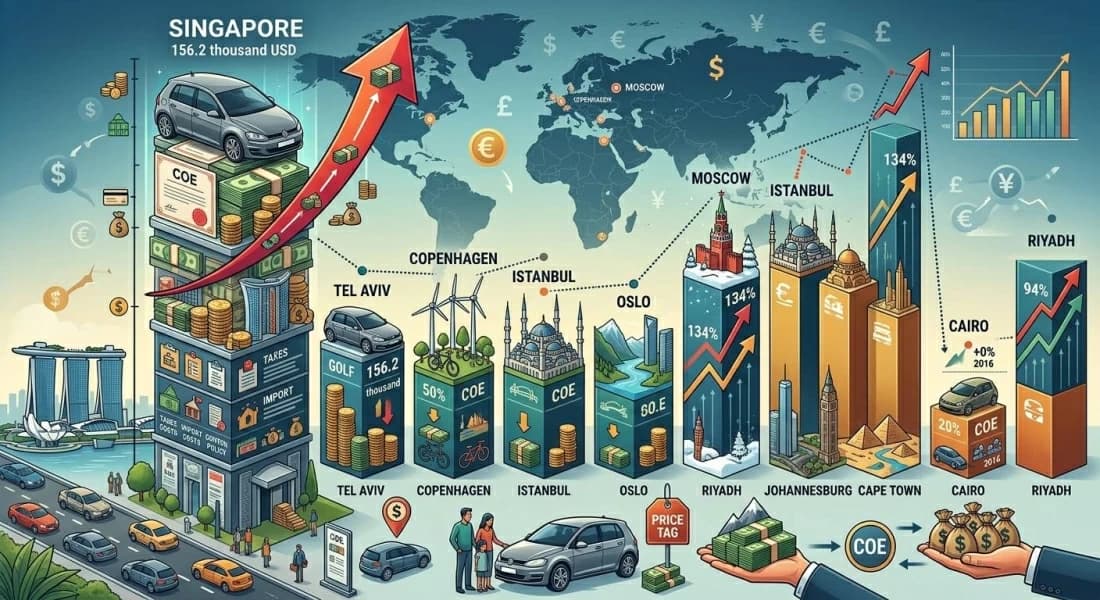 Car prices in Cairo and Arab cities