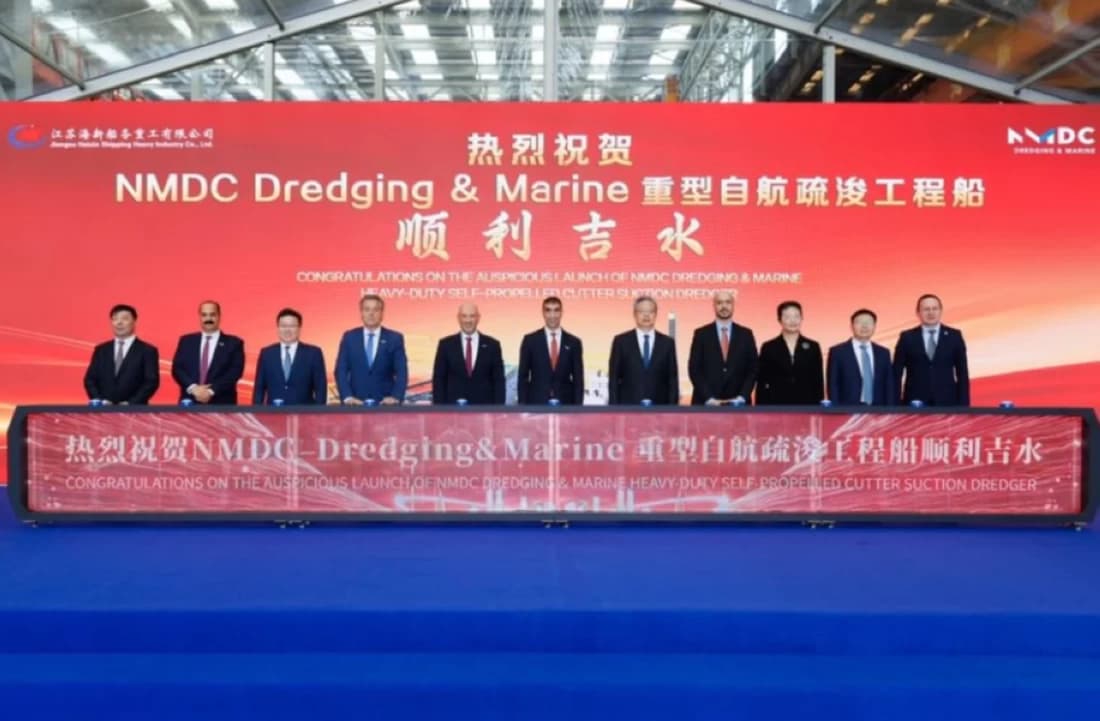 IMDC Adds New Dredger from China