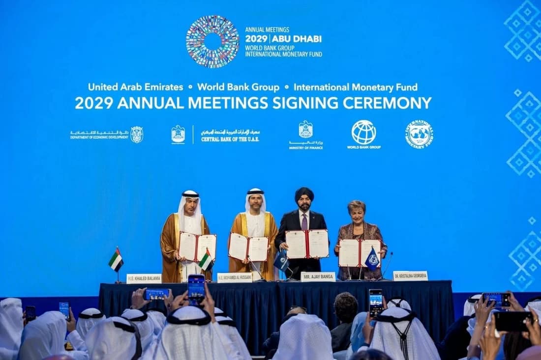 UAE Signs 2029 WB IMF Meeting Deal