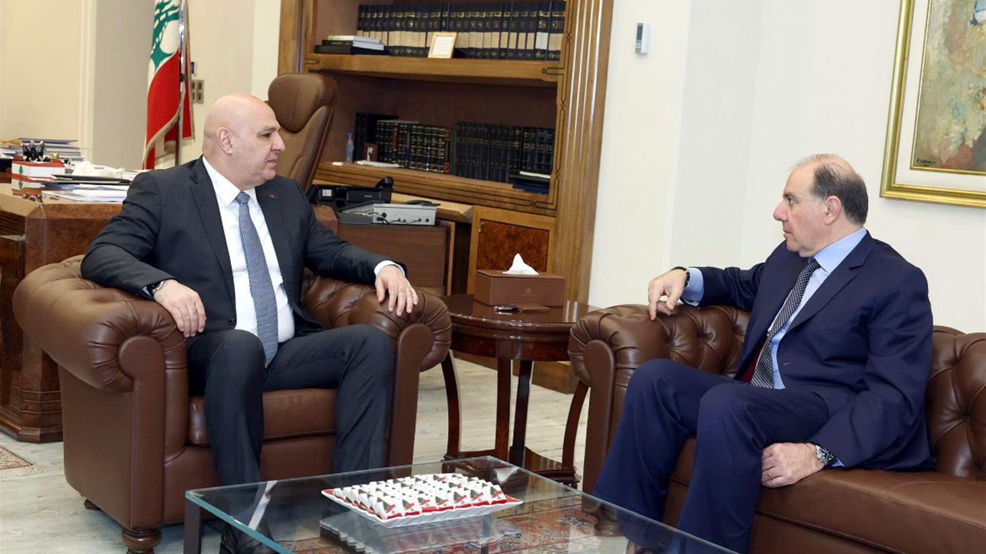 President Aoun and Saeed review economic issues