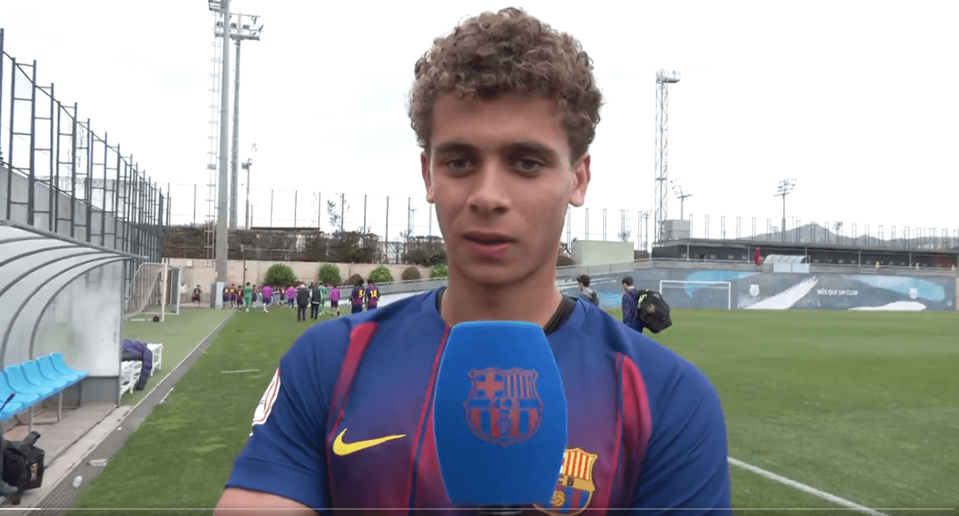 Hamza Abdul Karim blocks Salah's Barca move