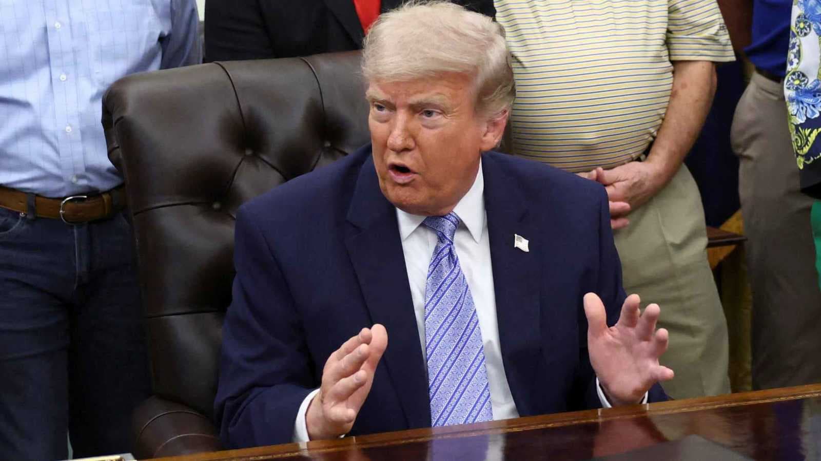 Trump urges Senate to pass Save America bill