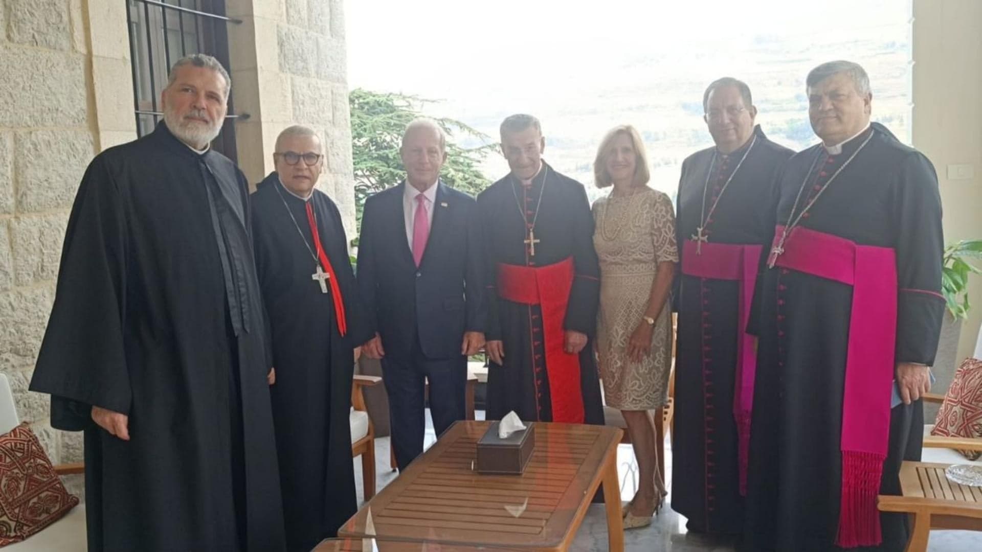 Shepherd greets US ambassador as a man of peace