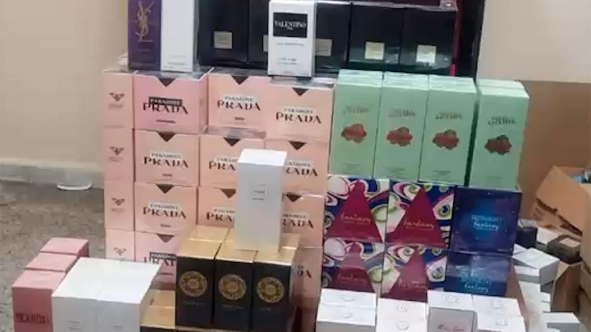 Video exposes counterfeit perfumes from known brands