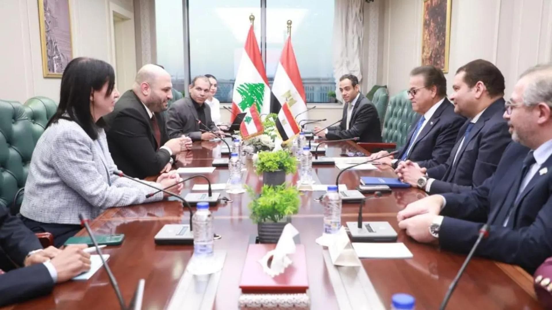 لبنان ومصر يتبادلان الخبرات