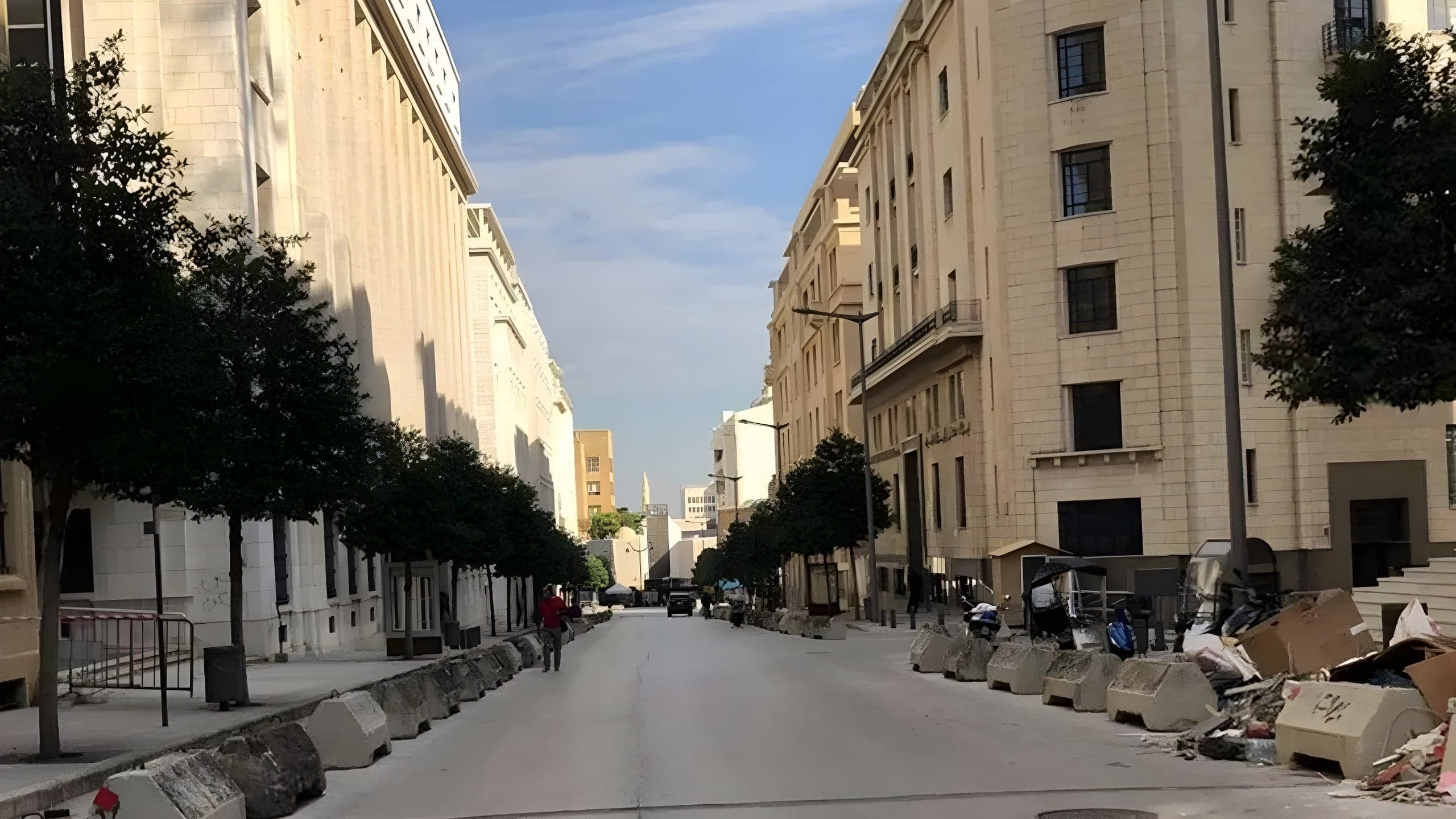 إغلاق شارع المصارف خلال جلسة الانتخابات