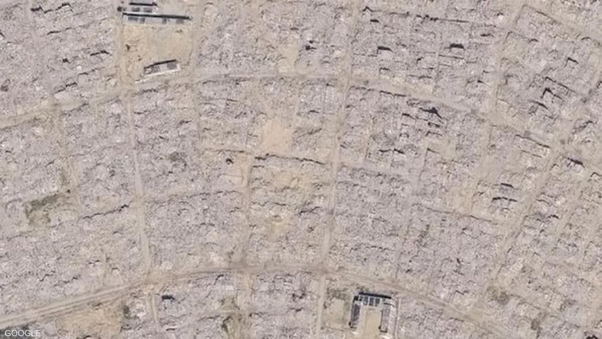 Satellite images show Gaza destruction