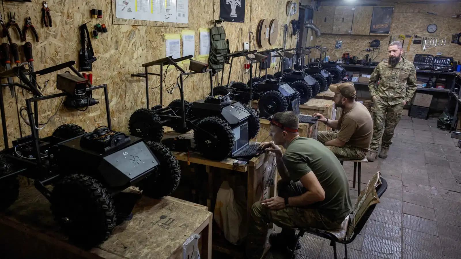Ukraine develops soldierless army with robots and drones