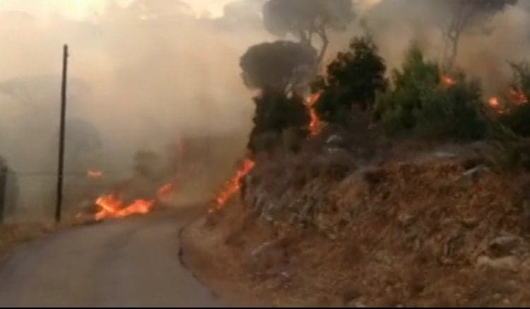 Civil Defense battles fires across regions