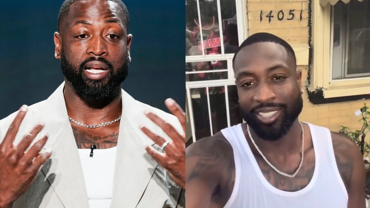 Dwyane Wade revisits childhood home with daughter