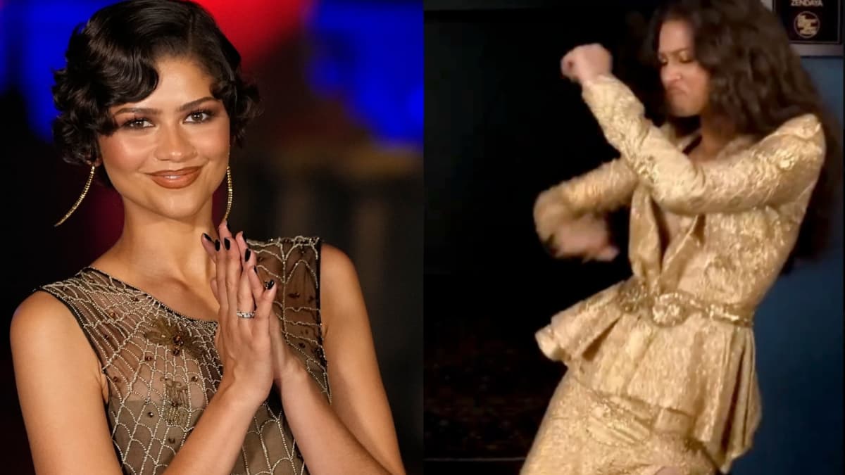 Zendaya replicates Tobey Maguire's Spider-Man dance
