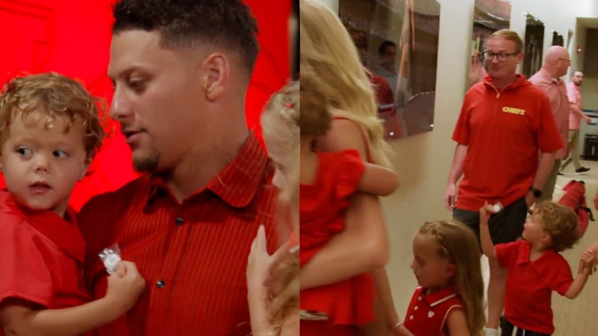 Bronze Mahomes charms with Swift moment