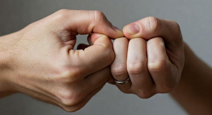 What occurs inside joints during finger cracking