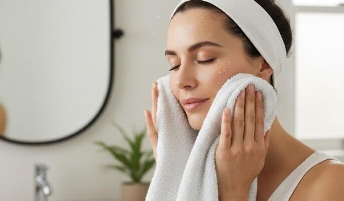 Face towel habits and skin health