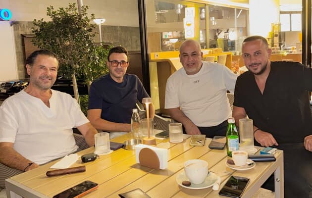 Sabah El Roubai and Ragheb Alama meet in Beirut