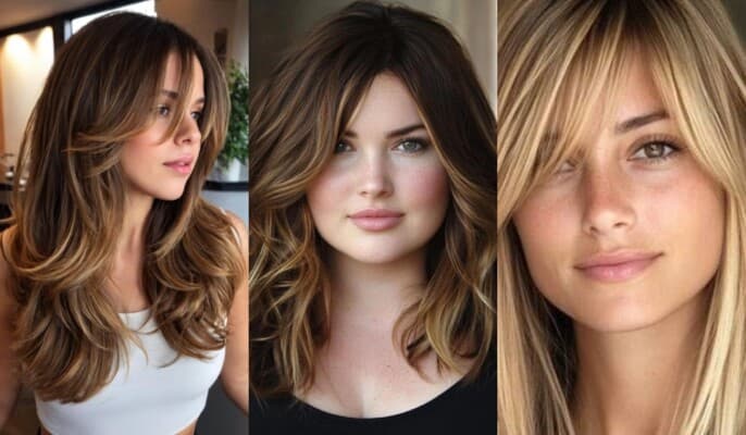 Five Hairstyles to Flatter Round Faces