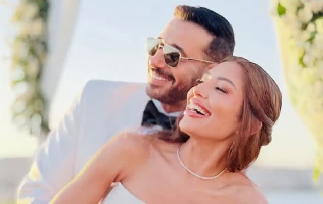 تفاعل واسع مع لقطة أحمد السعدني وزوجته