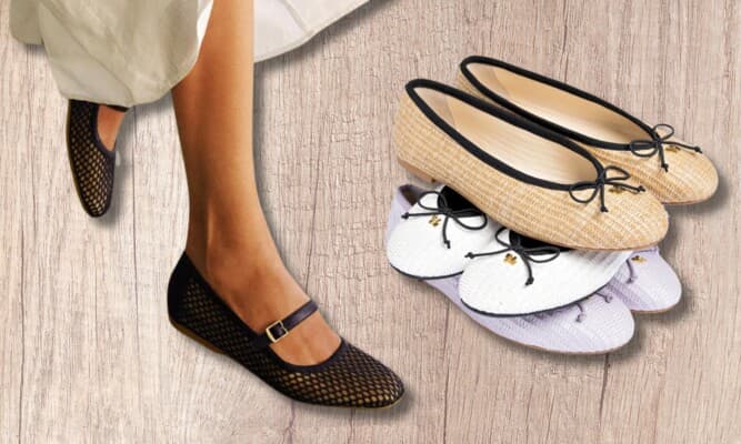 Five stylish flats for elegance and comfort