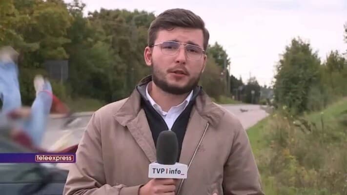 Car hits girl during live coverage