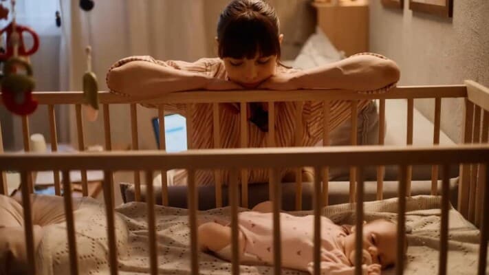 Mother hears baby's voice in sleep