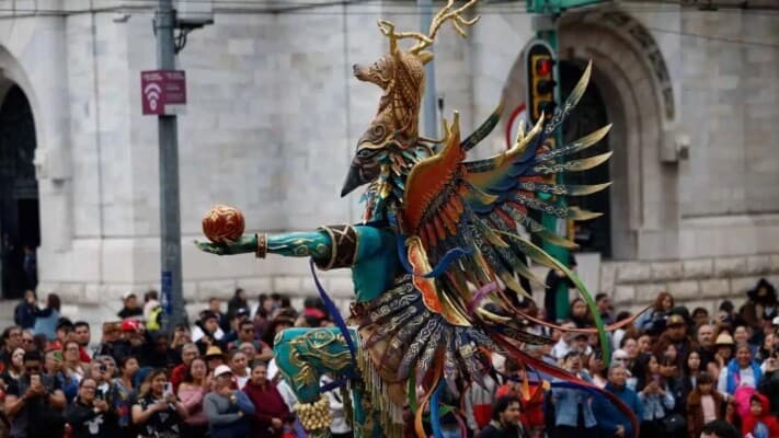 Mythical Creatures On Mexico Streets