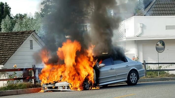 Risks of vehicle fires in America