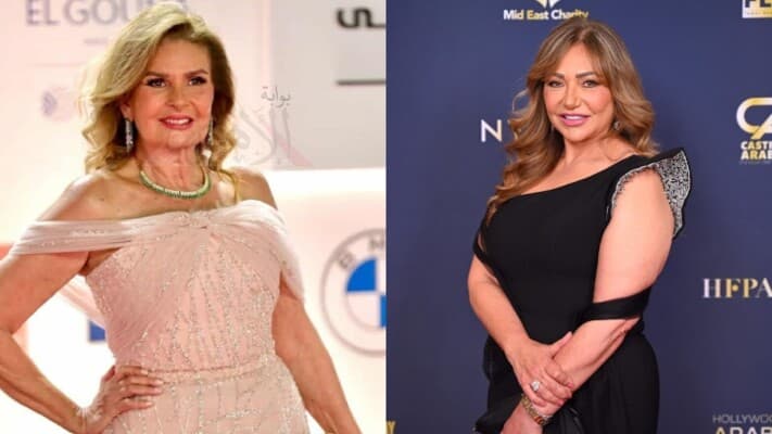 Yousra assists Laila Eloui at El Gouna Festival