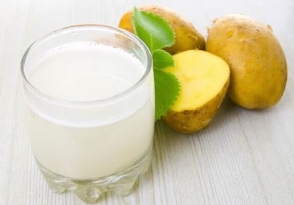Potato water's skincare potential
