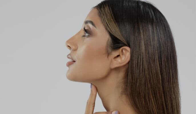 سبب اختفاء خط الفك قبل الفيلر