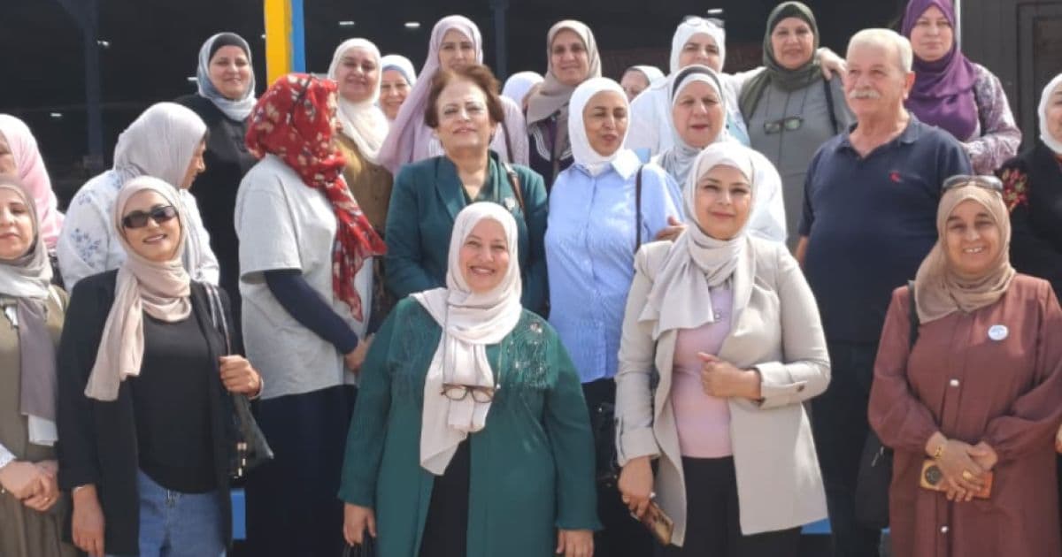 Jordanian Women's Network tours Abu Saleh's olive oil process