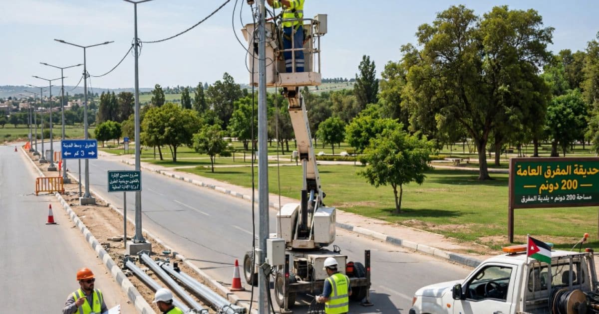 Mufraq Park enhances safety with 1800m lighting