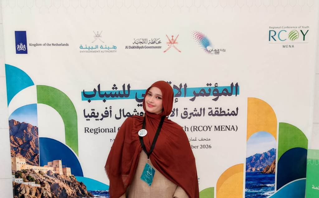 Amman Nat University grad at RCOY delegation