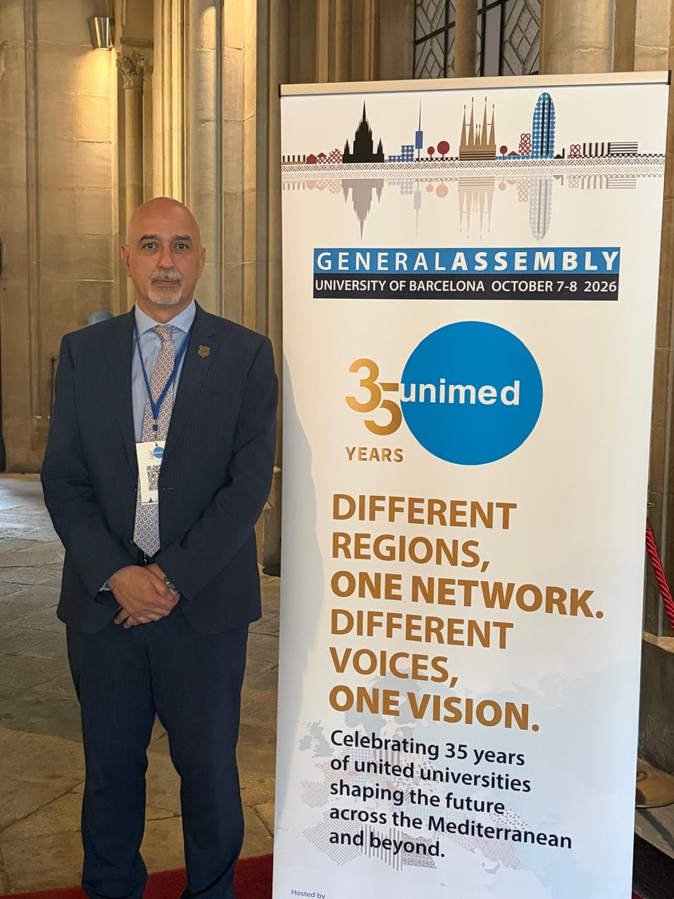 Amman Al-Ahliya University President joins UNIMED board