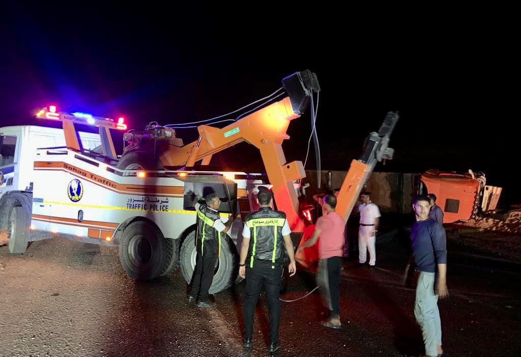 النيابة تتابع حادث تصادم وإقلاب بمحيط 30 يونيو
