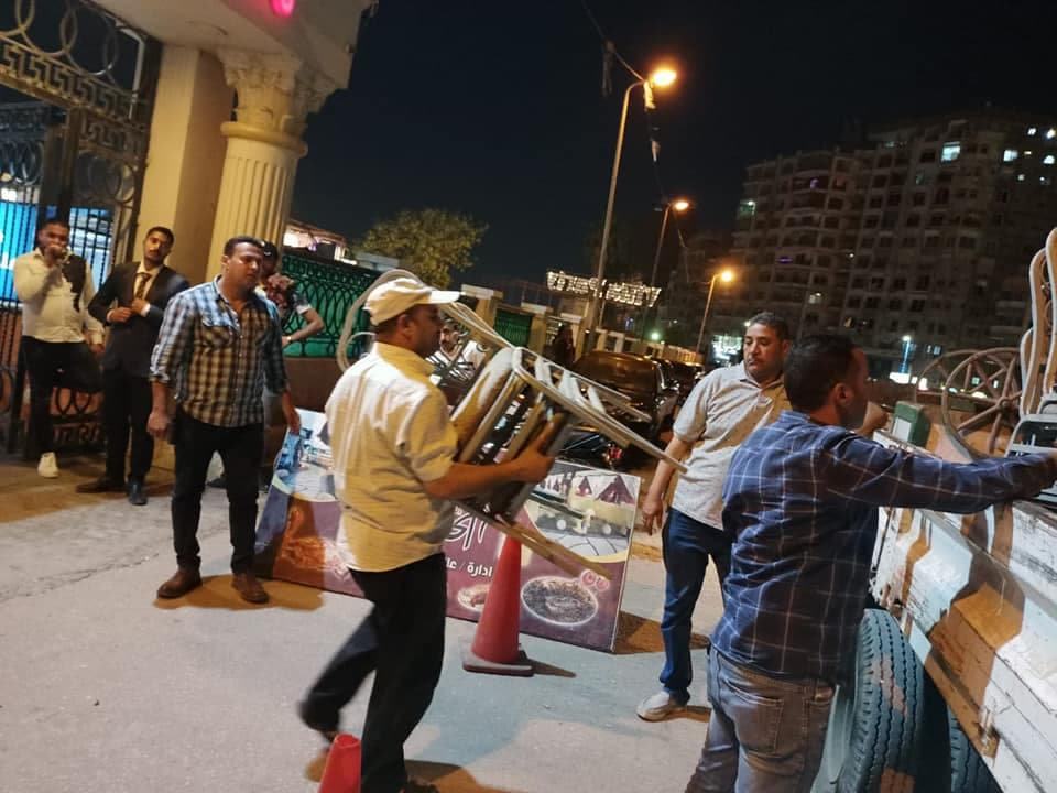 إشغالات بمحطة مصر في الإسكندرية
