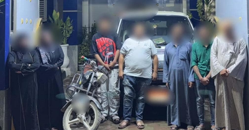 شبكة لإدارة شقة للأعمال المنافية بالفيوم