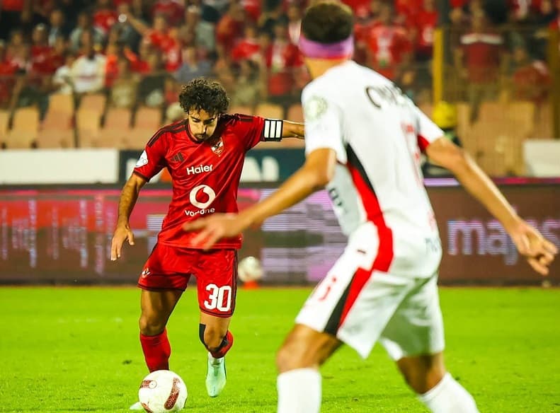 محمد هاني يبرز في مباراة الأهلي والزمالك