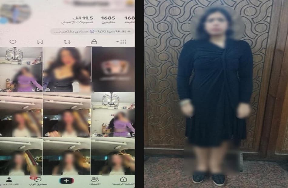 فتاة تضبط لنشر فيديوهات رقص لزيادة المشاهدات