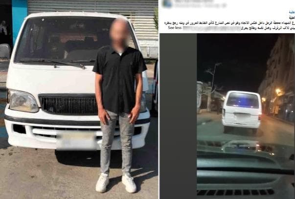 ضبط سائق ميكروباص يهرب بعد تصادم بالإسكندرية