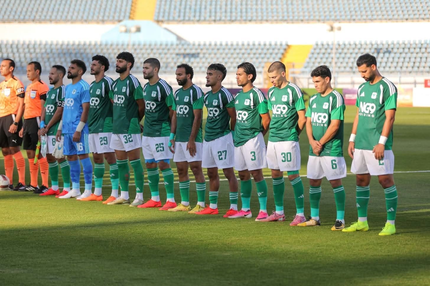 22 لاعبًا في تشكيل المصري لمباراة أبو قير