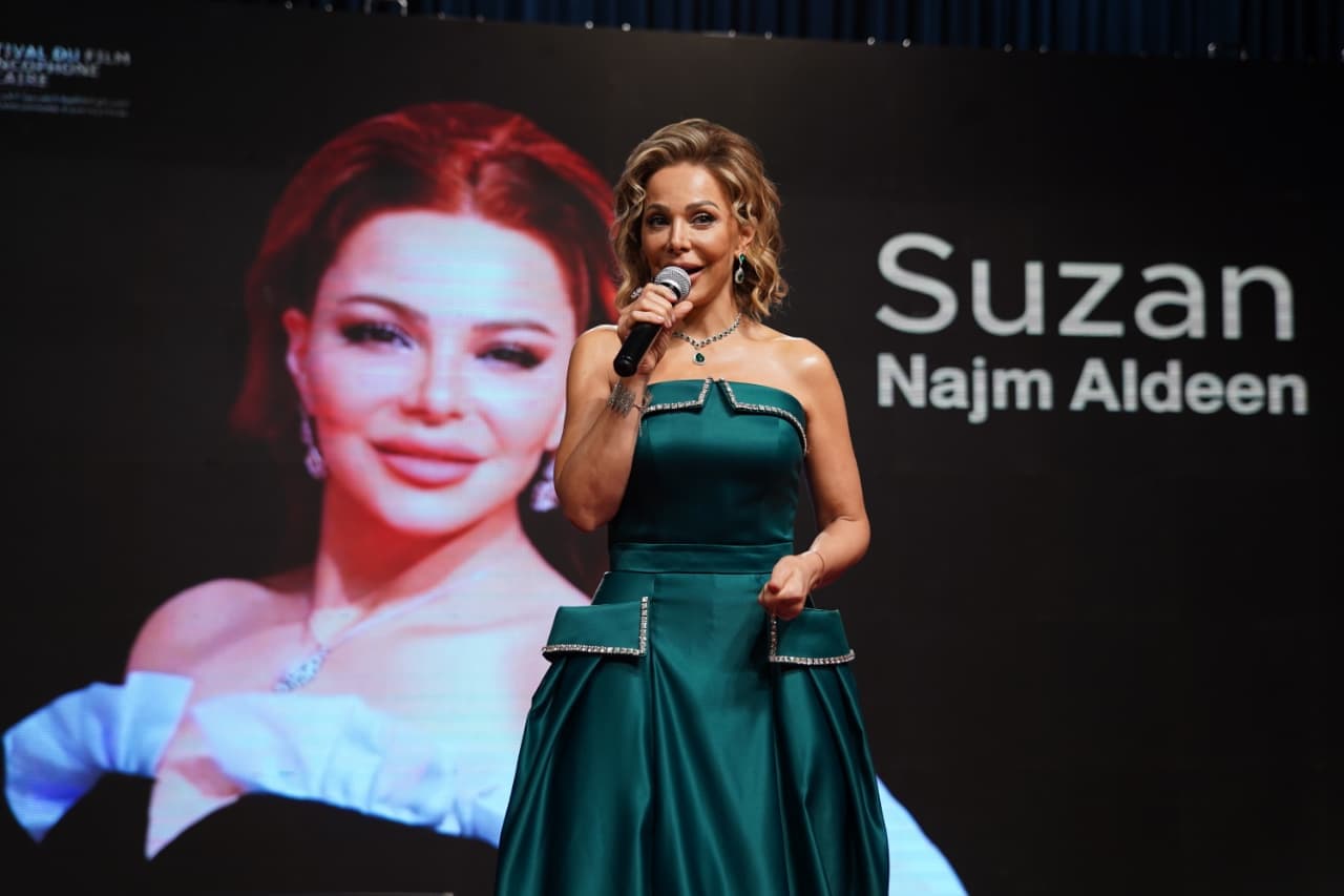 سوزان نجم الدين تكرمت بمهرجان القاهرة للسينما الفرنكوفونية