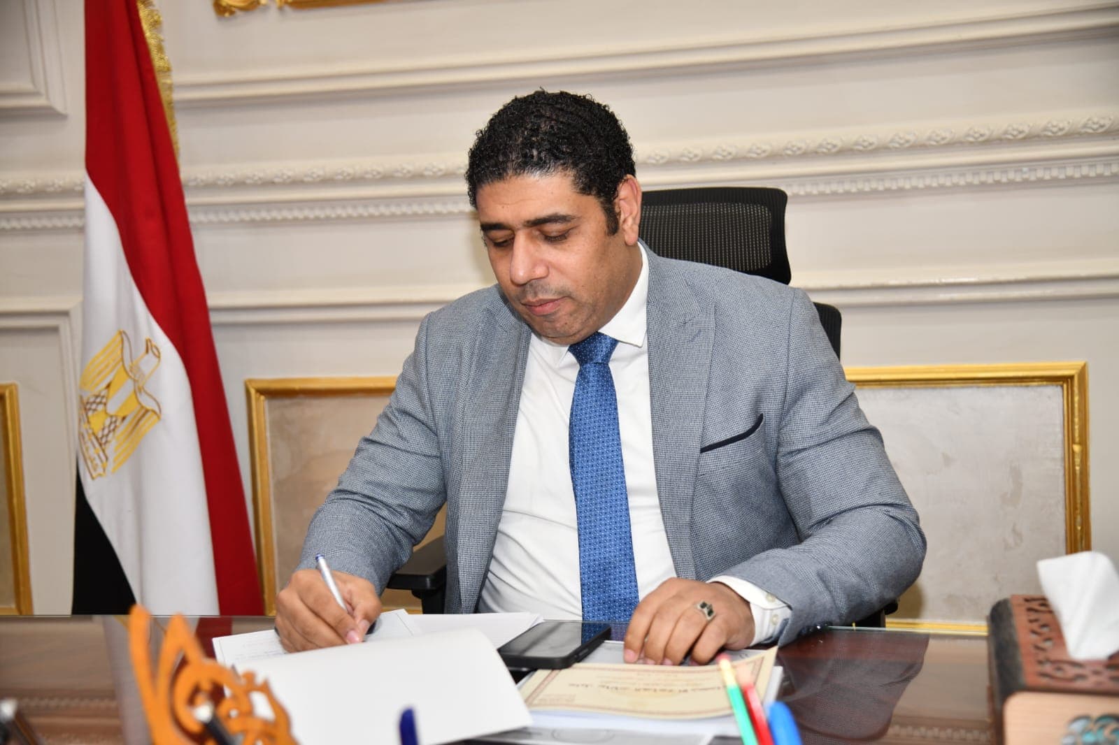زيدان يروج لمنتدى العلمين الإفريقي