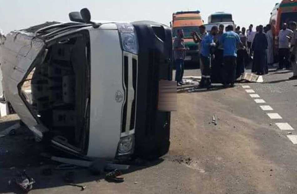 حادث يوقع إصابة 7 في البدرشين