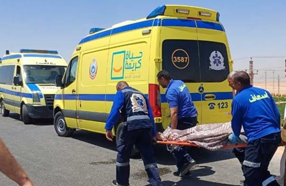 ارتفاع المصابين في حادث السخنة إلى 33